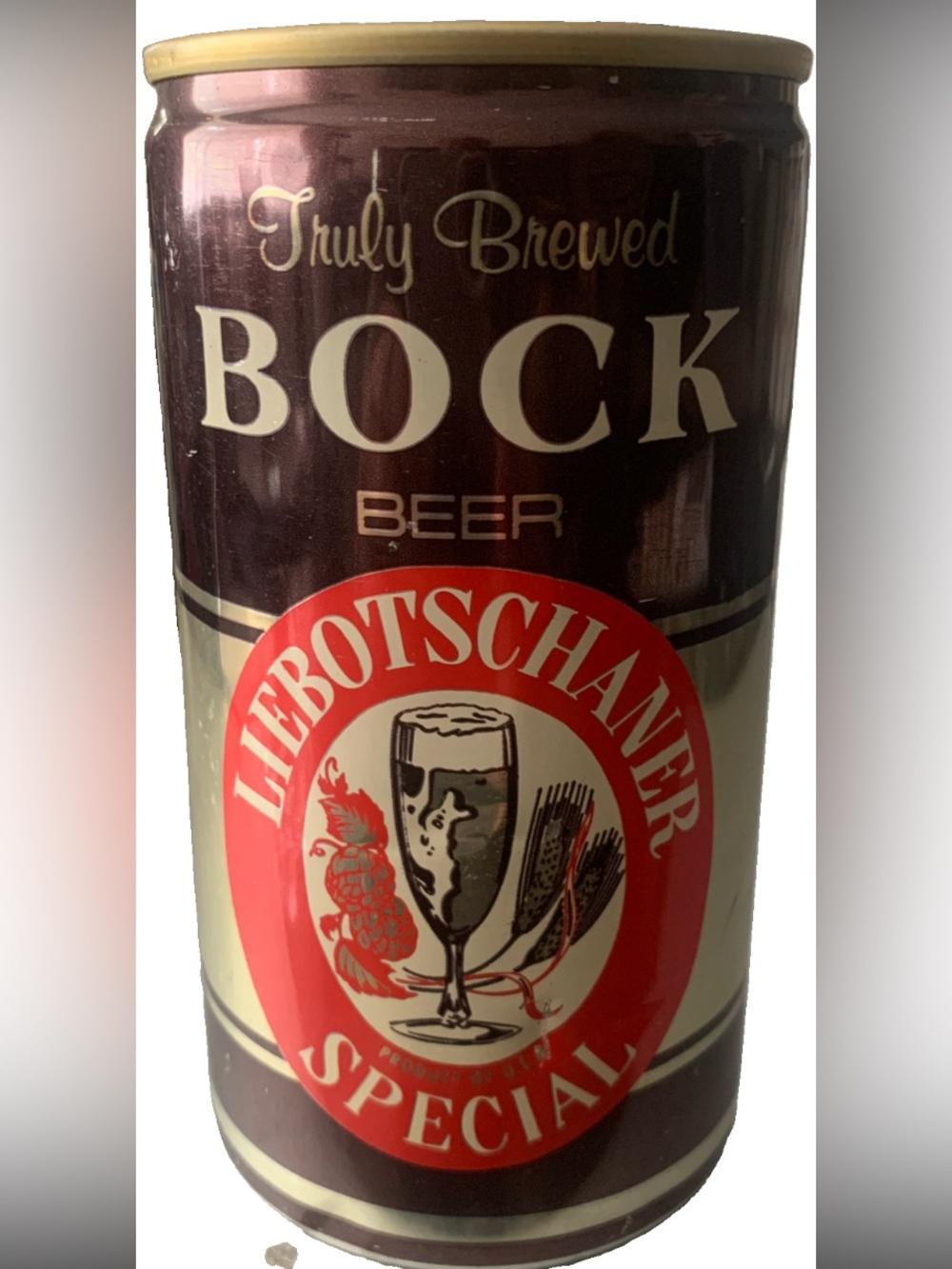 Vintage Beer Can Liebotschaner Special Truly Brewed Bock Beer Pull Tab Empty